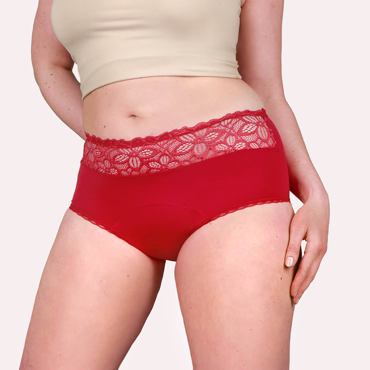 Taynie Deluxe ultra rot Curvy