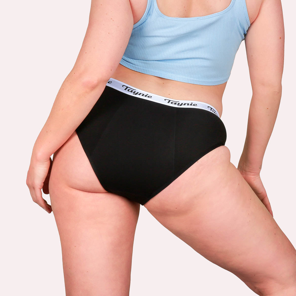 3er Pack Periodenunterwäsche Taynie Active extra stark schwarz Curvy