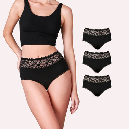 3er Pack Periodenunterwäsche Taynie Deluxe extra stark schwarz Alle Produkte