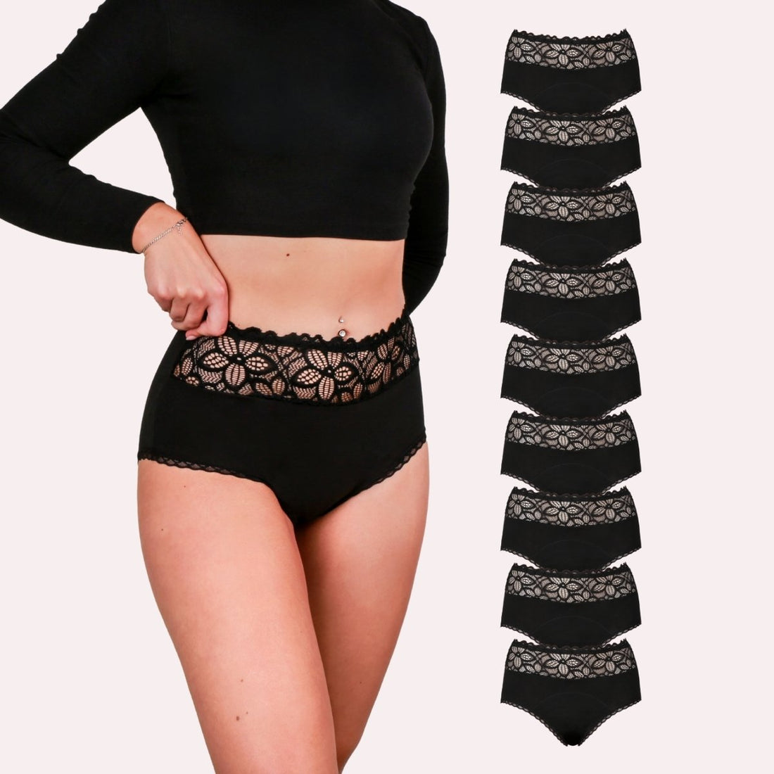 Pack of 5 period underwear Taynie Deluxe ultra
