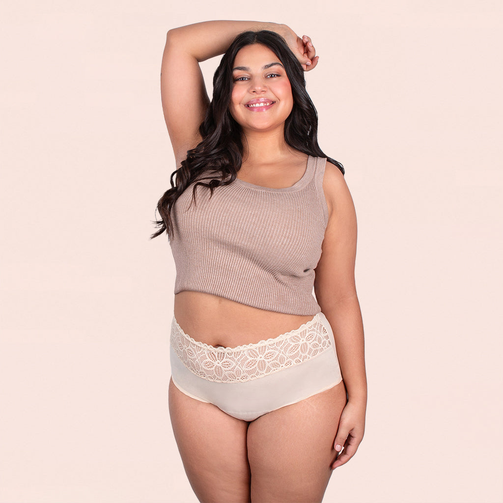 Taynie Deluxe Organic Curvy beige