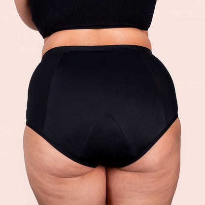 Highwaist ultra schwarz curvy
