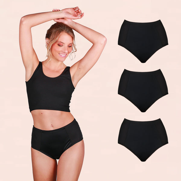 Taynie Highwaist ultra schwarz Spar Sets Alle Produkte 