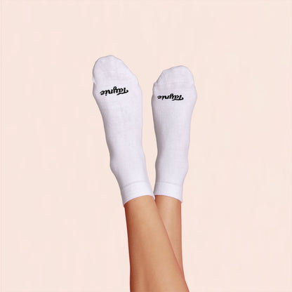 Chaussettes baskets classiques, lot de 4, blanches