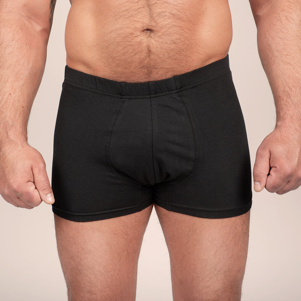 Boxer Men schwarz