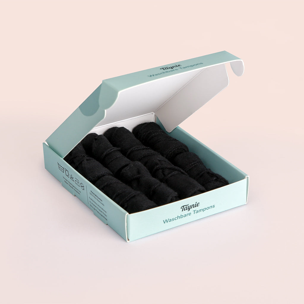 Waschbare Tampons extra stark schwarz Alle Produkte