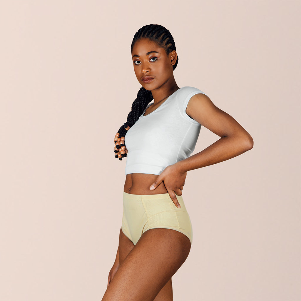 Highwaist ultra beige Alle Produkte Teen Bestseller Menstruation Blasenschwäche Wochenbett Für die Nacht Bei Ausfluss Extra Stark High Waist  